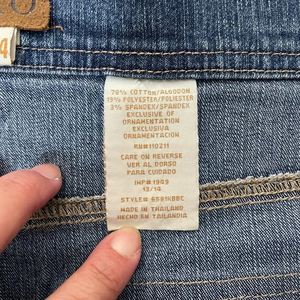 XOXO Mini Denim Skirt Size 13/14